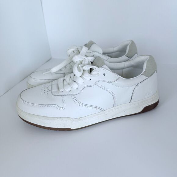 NWOB Madewell Women's Lace Up Court Sneakers in White Leather Size 8 - Picture 7 of 15